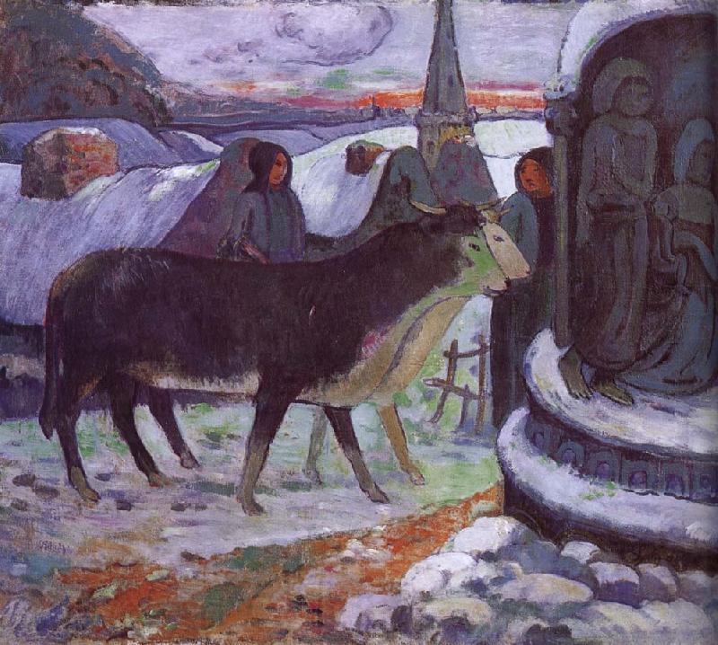 Paul Gauguin Christmas Eve Norge oil painting art